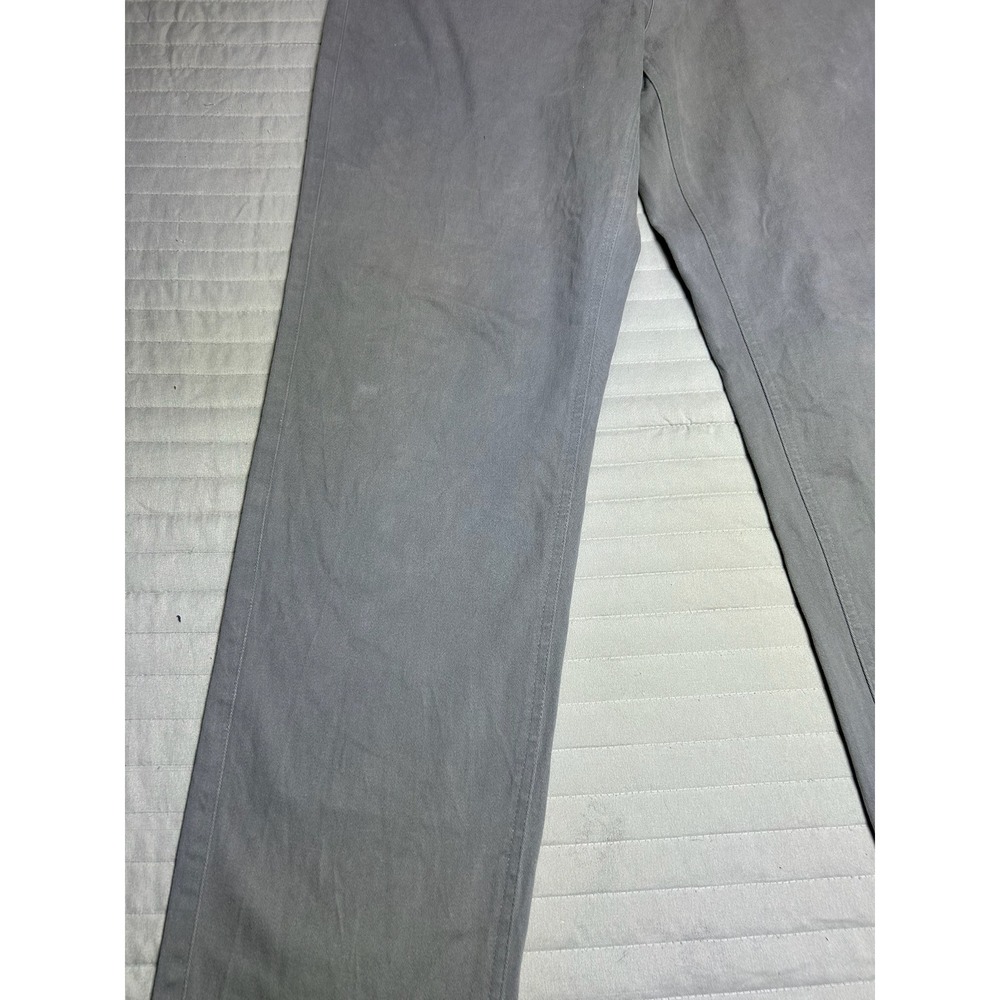 FJ FootJoy Mens Straight Leg 5-Pocket Pants Grey Cotton Blend Size‎ 33x32 - Picture 12 of 13